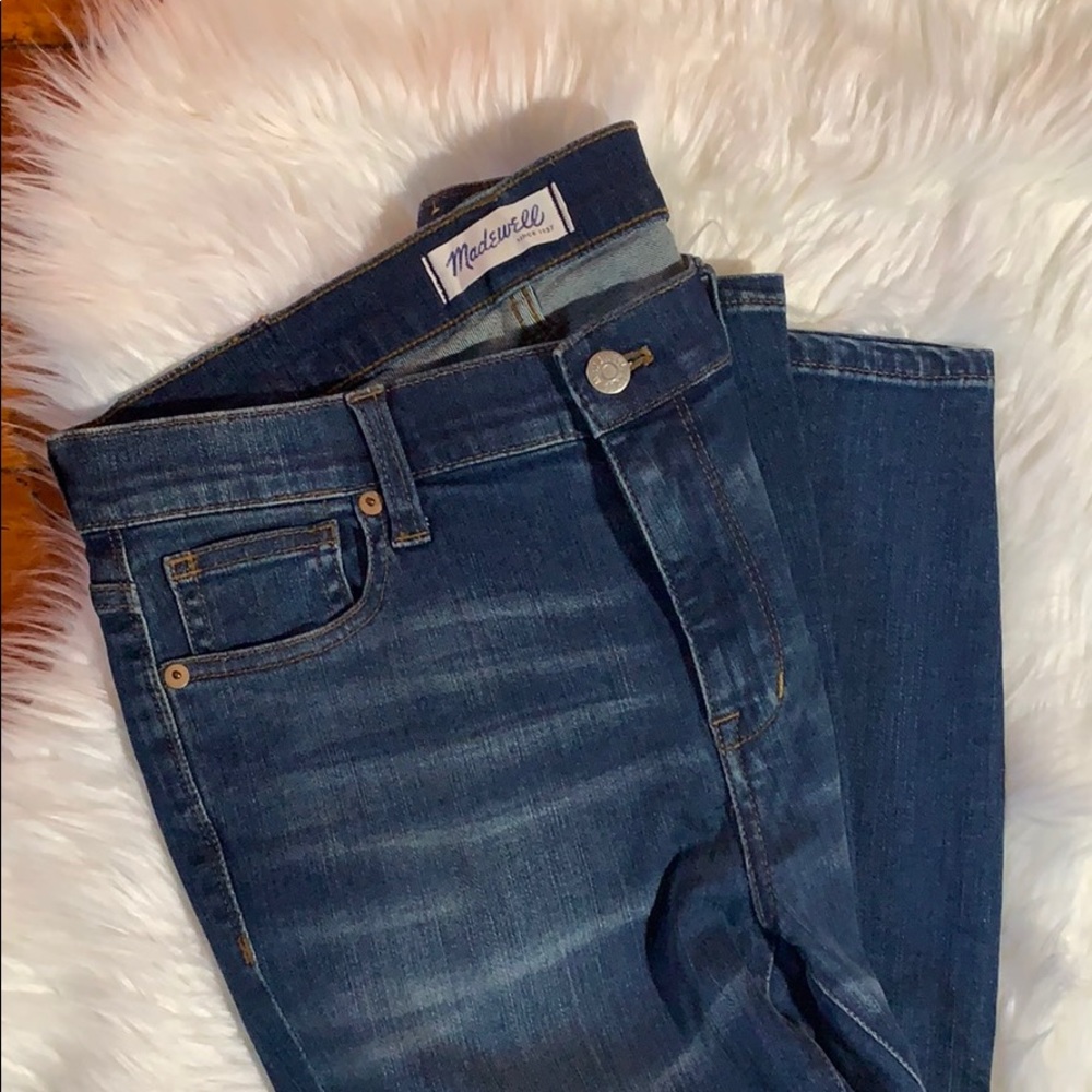 Madewell High Rise skinny ankle jeans